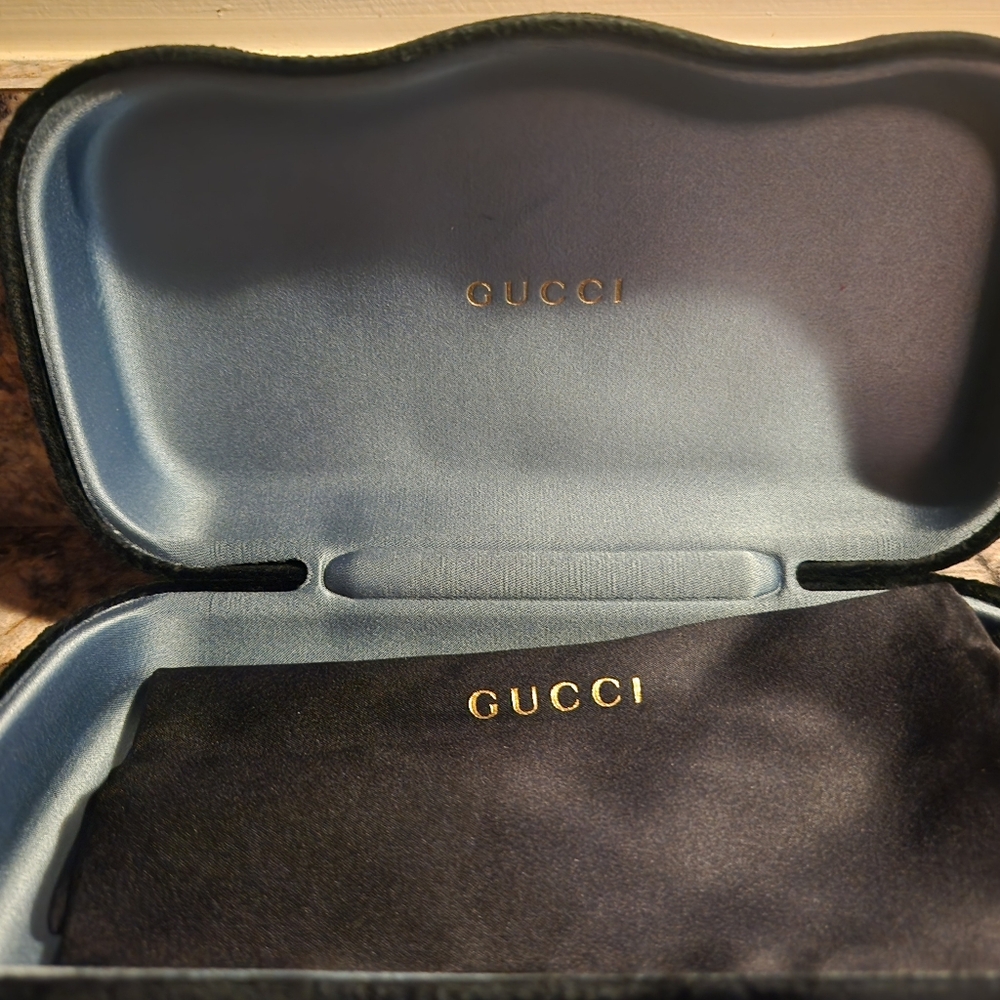 Gucci 63mm Gradient Oversize OpenTemple Round Sunglasses - Picture 7 of 7